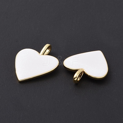 Brass Enamel Pendants LS-KK-P204-14G-E-1