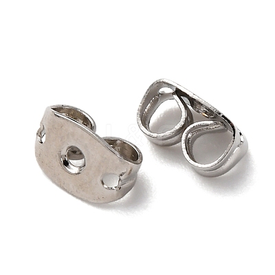 Brass Ear Nuts KK-C119-13B-P-1