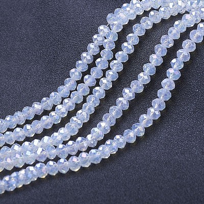Electroplate Glass Beads Strands LS-EGLA-A034-J4mm-B06-1
