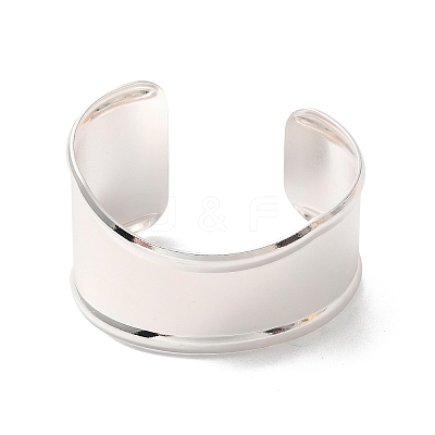 Rack Plating Brass Cuff Bangles BJEW-A137-02S-1