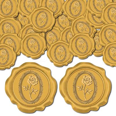 Adhesive Wax Seal Stickers DIY-CP0010-58B-1