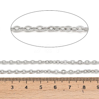 Tarnish Resistant 304 Stainless Steel Cable Chains CHS-R008-13-1
