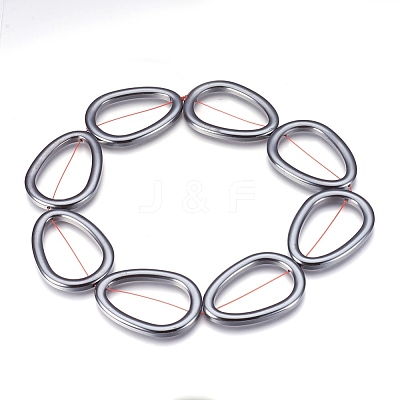 Non-magnetic Synthetic Hematite Bead Strands G-I208-08-A-1