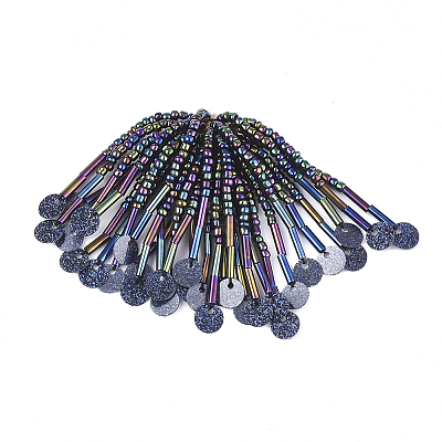 Glass Seed Beads Cabochons FIND-T044-04A-1