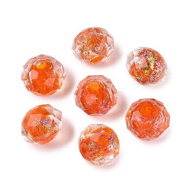 Handmade Foil Glass Beads FOIL-Q001-02G-1