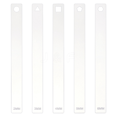 2 Sets Transparent Acrylic Clay Press Board TOOL-BC0002-60-1