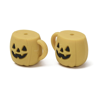 Halloween Food Grade Eco-Friendly Silicone Focal Beads SL-CBAECCD-03C-1