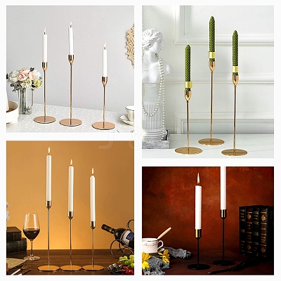 Iron Candle Holder AJEW-PH0002-22-1