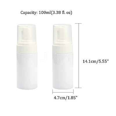 150ml Refillable PET Plastic Foaming Soap Dispensers TOOL-WH0080-52B-1