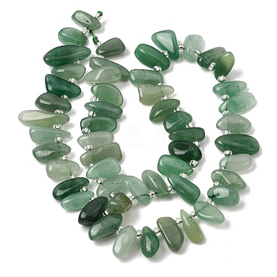 Natural Green Aventurine Beads Strands GG-CBADF20-A09-1