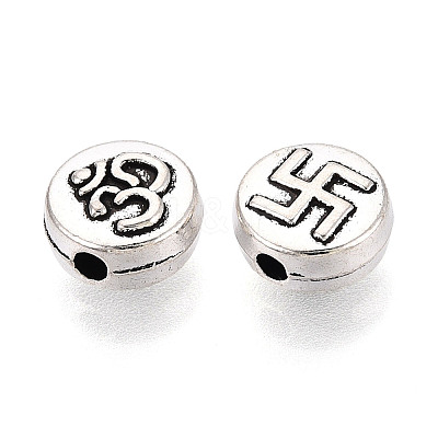 Tibetan Style Alloy Beads PALLOY-T093-37AS-1