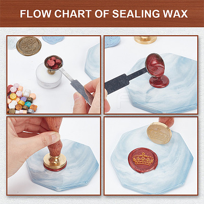 Wax Seal Stamp Set AJEW-WH0208-1223-1