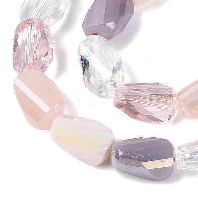 Electroplate Mixed Styles Glass Beads Strands EGLA-N022-10A-A01-1