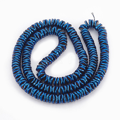 Electroplate Non-magnetic Synthetic Hematite Beads Strands G-N0321-07C-1