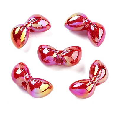 UV Plating Acrylic European Beads OACR-S142-04-1