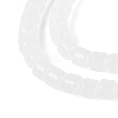 Imitation Jade Glass Beads Strands GLAA-N065-4x4mm-B01-1