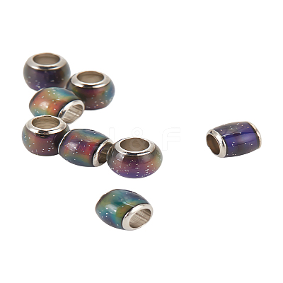 8Pcs Glass European Beads GLAA-LP0001-03-1