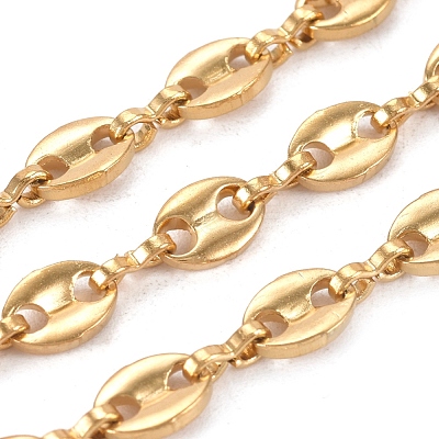 Ion Plating(IP) 304 Stainless Steel Coffee Bean Chains CHS-G011-14G-1