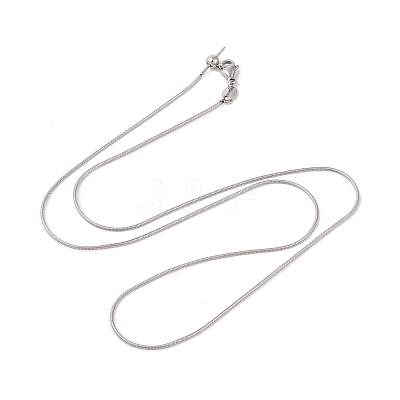 304 Stainless Steel Snake Chain Necklace STAS-M065-20P-1