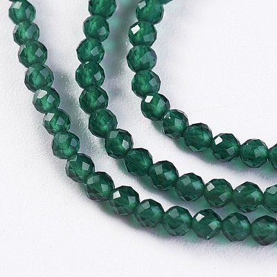 Glass Beads Strands EGLA-E057-02B-18-1