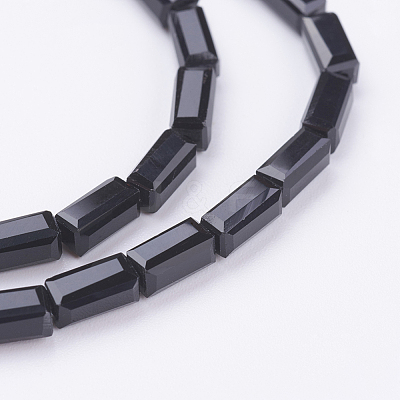 Opaque Glass Beads Strands EGLA-E008-3x6mm-10-1