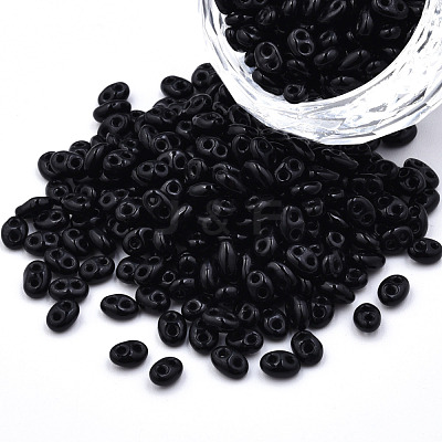 Opaque Luster Czech Glass Seed Beads SEED-N004-005-D03-1