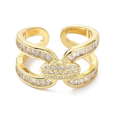 Real 18K Gold Plated Wide Band for Women ZIRC-C021-12G-1