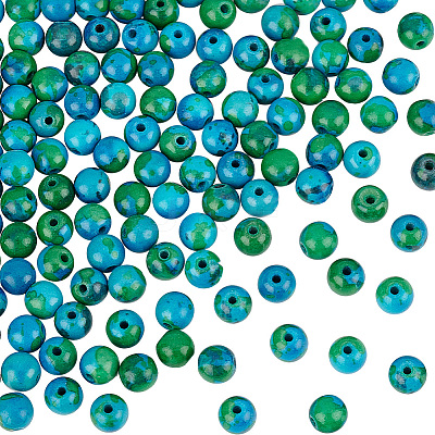 2 Strands Synthetic Chrysocolla Beads Strands G-OC0004-97-1