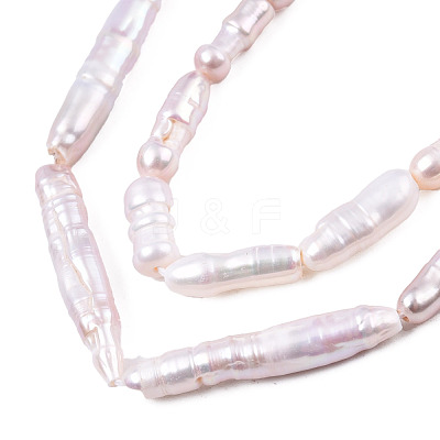 Natural Baroque Pearl Keshi Pearl Beads Strands PEAR-N021-15-1