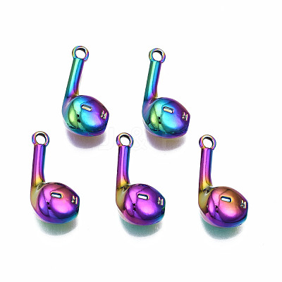 Rainbow Color Alloy Pendants PALLOY-N163-103-NR-1