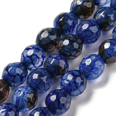 Natural Agate Beads Strands G-C082-A01-07-1