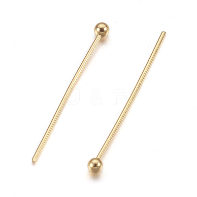 304 Stainless Steel Ball Head Pins X-STAS-P194-02G-1