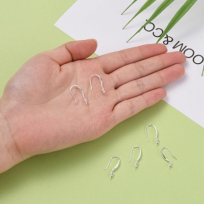 925 Sterling Silver Earring Hooks X-STER-E062-02S-1