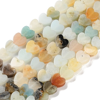 Natural Flower Amazonite Beads Strands G-M403-A34-02-1