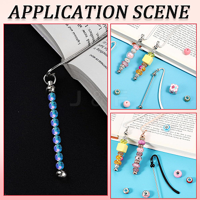 6Pcs Alloy Bookmarks AJEW-SC0003-28-1
