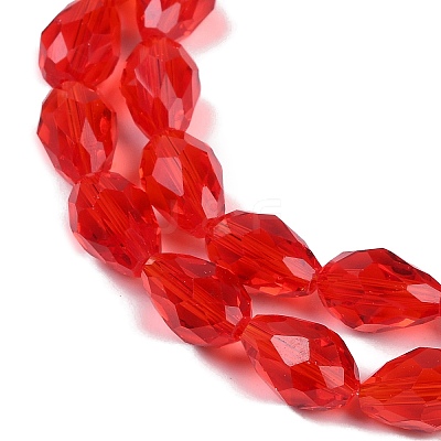 Transparent Glass Beads Strands EGLA-N013-T8mm-D12-1