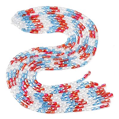 Electroplate Glass Beads Strands EGLA-D300-05-17-1