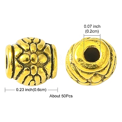 Tibetan Style Alloy Beads PALLOY-YW0001-73-1