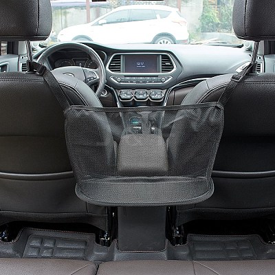 Universal Auto Car Seat Storage Mesh Organizer With Hook Pouch Holder Trunk And Car Seat Organizer ST-GF0001-01-1