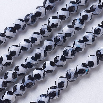 Natural Agate Beads Strands X-G-G752-06-10mm-1