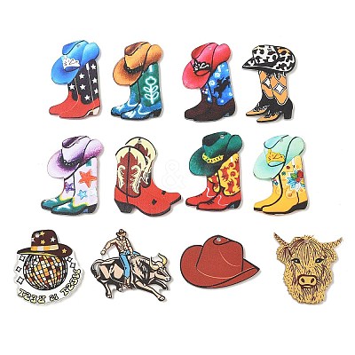 Double Face Printed Acrylic Pendants AC-CBA4EF4-02-1