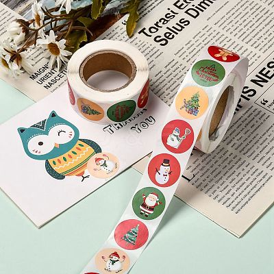 Christmas Tag Stickers DIY-E023-07I-1