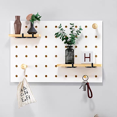 Iron Wall Mounted Mesh Board Pegboard Hook Hangers IFIN-WH0085-17EB-1