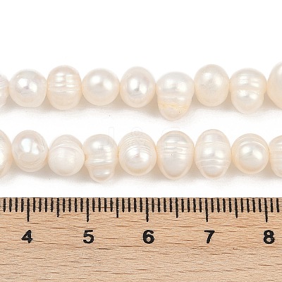 Natural Cultured Freshwater Pearl Beads Strands PEAR-I007-07Y-07A-1