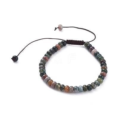 Braided Bead Bracelets BJEW-JB04913-03-1