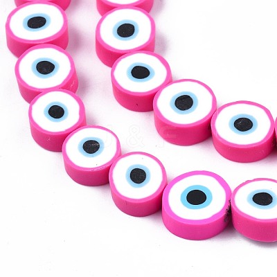 Handmade Polymer Clay Beads Strands CLAY-S096-041C-1