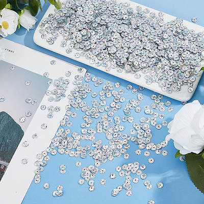 100G PVC Paillette Beads DIY-DC0003-71A-1