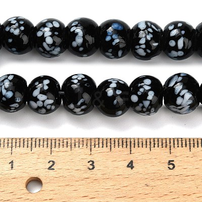 Handmade Lampwork Beads Strands LAMP-H071-01C-06-1