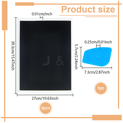 3Pcs Paper Engraving Marking Paper for Laser Engraver and Cutting Machine DIY-NB0013-88-1