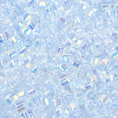 FGB Transparent Colours Glass Seed Beads SEED-Q040-07A-B02-1